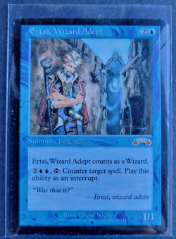 LP Ertai, Wizard Adept Exodus Mtg Magic the Gathering Legend Commander Creature - Image 1
