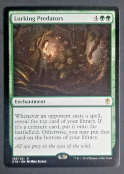 MTG Lurking Predators Commander 2016 enchantment NM - Image 1