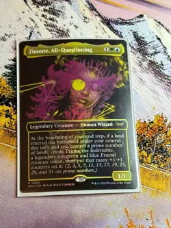 Zimone, All-Questioning - Foil - Showcase - DSK - MTG - EN - 0366 - Image 1