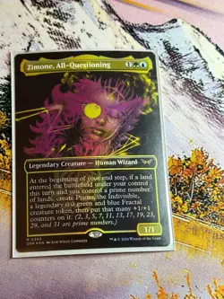Zimone, All-Questioning - Foil - Showcase - DSK - MTG - EN - 0366 - Image 2