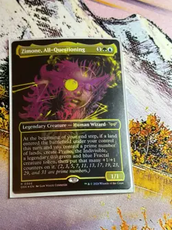 Zimone, All-Questioning - Foil - Showcase - DSK - MTG - EN - 0366 - Image 3