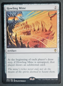 Howling Mine Commander 2016 Regular Artifact MTG Magic the Gathering Draw - Image 1
