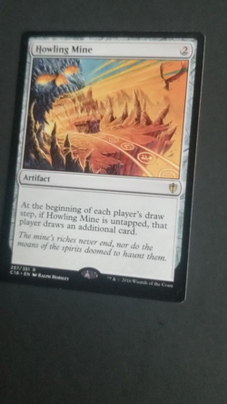 Howling Mine Commander 2016 Regular Artifact MTG Magic the Gathering Draw - Image 2