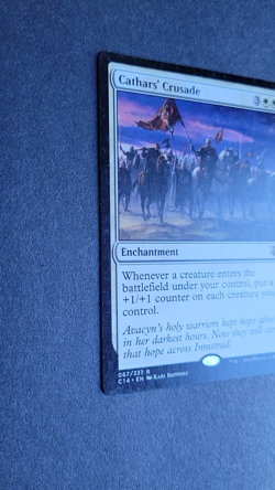 Cathars' Crusad Commander 2014 Rare Enchantment MTG Magic the Gathering - Image 2