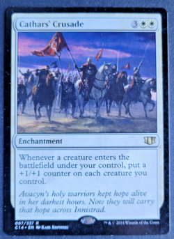 Cathars' Crusad Commander 2014 Rare Enchantment MTG Magic the Gathering - Image 3