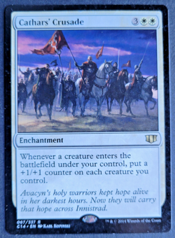Cathars' Crusad Commander 2014 Rare Enchantment MTG Magic the Gathering - Image 4
