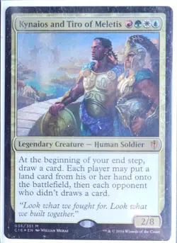 Kynaios and Tiro of Meletis - Foil - Commander 2016 - Light Play - MTG Legendary - Image 1