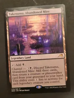 MTG Takenuma, Abandoned Mire 278/302 Kamigawa Neon Dynasty NM - Image 1
