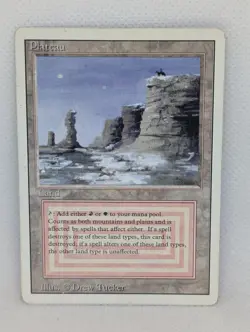 Plateau Revised MTG Magic the Gathering Reserved List Dual Lands EDH vintage - Image 1