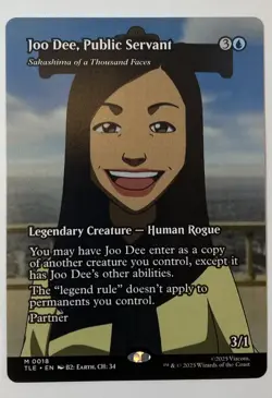 Near Mint Joo Dee Public Servant #0018, MTG Avatar: The Last Airbender Full Art - Image 1