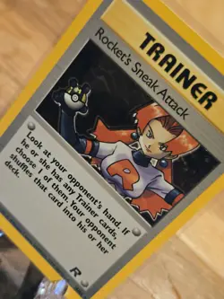 Rocket's Sneak Attack ⭐ 16/82 Holo Pokemon Team Rocket TCG NM - Image 4