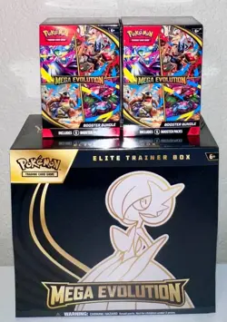 Pokemon Mega Evolution Gardevoir Elite Trainer Box & Booster Bundled x2 Lot New - Image 1
