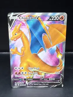 Pokemon TCG Charizard V SWSH050 Black Star Promo Full Art A - Image 1