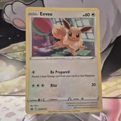 Pokemon TCG - Eevee SWSH212 Black Star Promo - Astral Radiance Promos - NM - Image 1