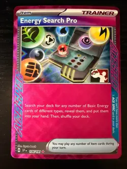 Energy Search Pro Pokemon Prize Pack Series 8 SSP 176/191 NM - Image 1
