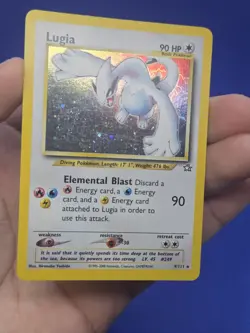 Vintage 2000 Pokemon Unlimited Neo Genesis Lugia 009/111 Holo Rare LP - Image 2