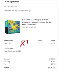 Pokemon Center Mega Evolution: Ascended Heroes ETB 2/20/2026 (pre-order) x1 - Image 2
