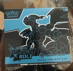 Pokemon Center Black Bolt and White Flare ETB Elite Trainer Box Set of 2 Sealed - Image 3