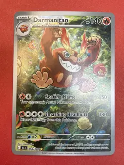 Darmanitan 098/086 Sv11b: Black Bolt Holo Illustration Rare English Pokemon - Image 1