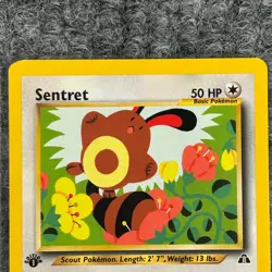 Vintage Pokemon Neo Discovery Sentret 1st Edition 63/75 Common LP - Image 3