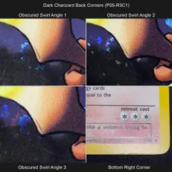 LP Dark Charizard 4/82 Team Rocket Obscured Holo Swirl Unlimited Pokemon TCG - Image 4
