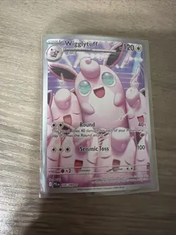 Pokemon Wigglytuff 105/94 Phantasmal Flames Illustration Rare NM - Image 1
