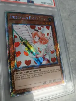 Yugioh Quarter Century Bonanza - Injection Fairy Lily Platinum SR PSA 9 - Image 3