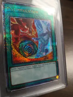 YuGiOh Quarter Century Bonanza - POLYMERIZATION Alt Art *PSA 10* QCSCR - Image 3
