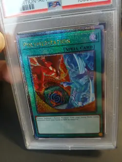 YuGiOh Quarter Century Bonanza - POLYMERIZATION Alt Art *PSA 10* QCSCR - Image 5