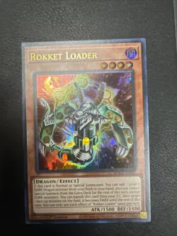 Yugioh! 1x Rokket Loader BPRO-EN001 Ultra Rare 1st Ed NM - Image 1
