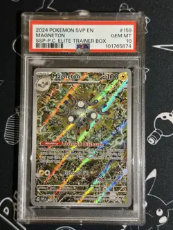 PSA 10 Magneton SVPEN 159 Pokemon Center Stamped Promo Surging Sparks PC ETB - Image 1