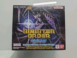 Digimon Card Game EX10 Sinister Order Booster Box FACTORY SEALED ENGLISH - Image 1