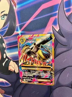M Blastoise EX (Full Art) 102/108 Evolutions Holo Pokemon TCG NM Mega Charizard - Image 2