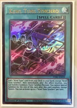 Yugioh Kewl Tune Synchro PHRE-EN039 Ultra Rare 1st Edition NM - Image 1
