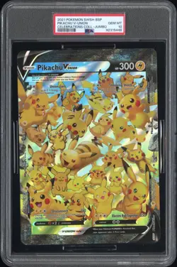 PSA 10 Pikachu V-Union SWSH139 Jumbo Promo Celebrations 25th Pokemon Card - Image 1