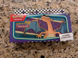 Pokemon Back to School 2024 Charizard Pencil Case with Booster Packs - Image 1