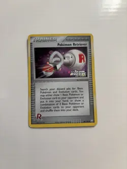Pokemon EX Team Rocket Returns Trainer Pokemon Retriever Holo Stamped 84/109 - Image 1