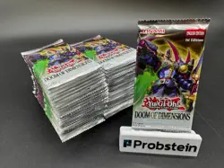 Lot of (49) Yu-Gi-Oh! Doom Of Dimensions 1st Edition Booster Packs Sealed - Image 1