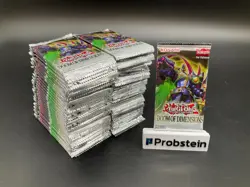 Lot of (70) Yu-Gi-Oh! Doom Of Dimensions 1st Edition Booster Packs Sealed - Image 1