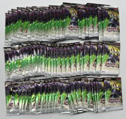 Lot of (104) Yugioh Doom Of Dimensions Booster Packs - Image 1