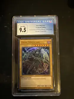Yu-Gi-Oh! TCG Dark Magician MVP1-ENSV3 Ultra Rare Limited Edition Card CGC 9.5 - Image 1