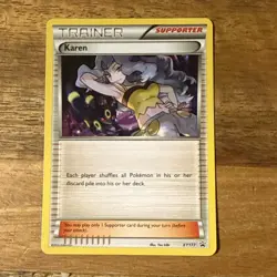 Karen XY177 XY Promo Pokemon Card NM - Image 1