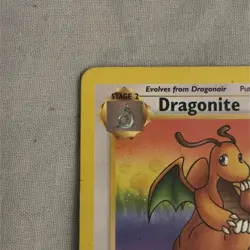 Pokemon TCG Dragonite 19/62 Fossil Rare Non-Holo Card WOTC 1999 - Image 5