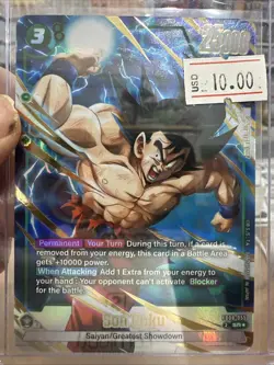 Son Goku FB08-055 Alternate Art Saiyan's Pride Dragon Ball English Card Fusion W - Image 1