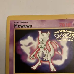 Mewtwo #3 Black Star Promo WB Movie WOTC Pokemon Card - Image 3