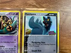 Pokemon TCG EX Holon Phantoms Holo Lot Donphan Omastar Poochyena 3 Cards 2006 - Image 3