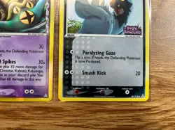 Pokemon TCG EX Holon Phantoms Holo Lot Donphan Omastar Poochyena 3 Cards 2006 - Image 4