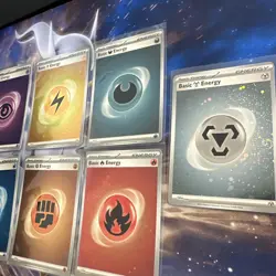 Pokemon TCG 151 Cosmos Holo Energy Card Lot Of 7 In NM-Mint Lots Of Swirls! - Image 2