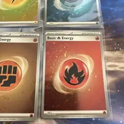 Pokemon TCG 151 Cosmos Holo Energy Card Lot Of 7 In NM-Mint Lots Of Swirls! - Image 4