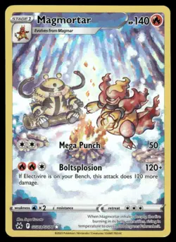 Pokemon Cards Magmortar GG03/GG70 Crown Zenith Galarian Gallery Holo NM *2 - Image 1